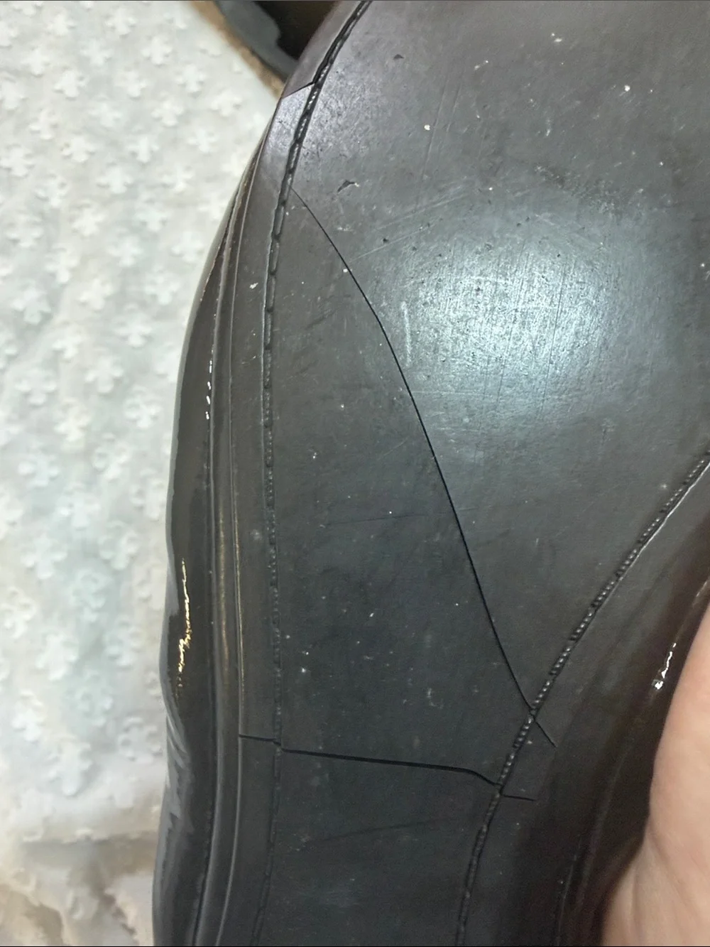 Tory Burch Eddie patent leather ballet flats size 9